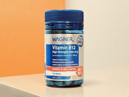 Wagner Vitamin B12 High Strength 1000mcg 120 Tablets