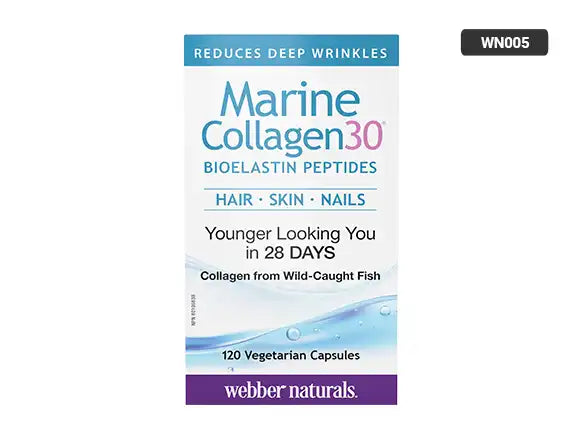 Webber Naturals Marine Collagen30 120 Capsules in Sri Lanka - SupplementVault.Lk