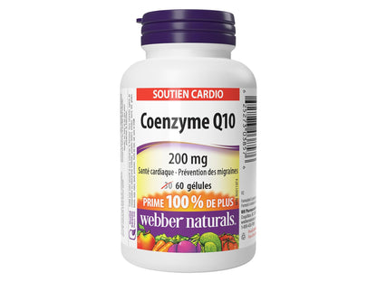 Webber Naturals Coenzyme Q10 200mg 60 Softgels