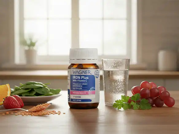 Wagner Iron Plus with Vitamin C 30 Capsules in Sri Lanka