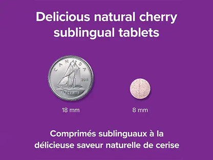 Webber Naturals Vitamin B12 2500 mcg Natural Cherry Flavor 110 Tablets in Sri Lanka 