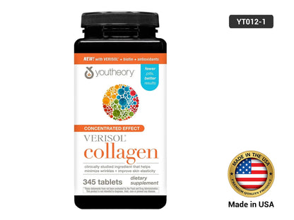 Youtheory Verisol Collagen with Biotin & Vitamin C 345 Tablets